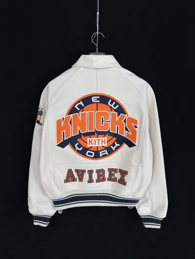 Pre-owned Avirex X Kith & Avirex For The New York Knicks Icon Jacket In Multi