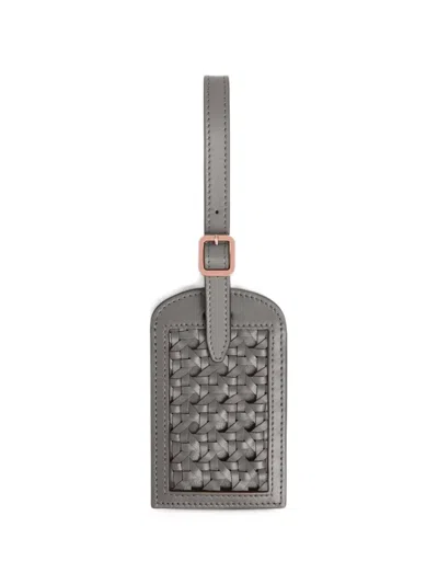 Aviteur Cannage Paglia Di Vienna-weave Luggage Tag In White
