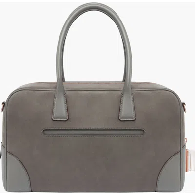 Aviteur Cristallo Nubuck Travel Bag In Gray
