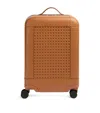 Aviteur Leather Carry-on Suitcase In Brown