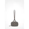 Aviteur Mini Maia Calfskin Bag In Gray