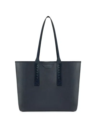 Aviteur Newport Woven-handle Tote Bag In Pink