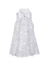 Aviu Collared Sequin Embellished Blouse In White