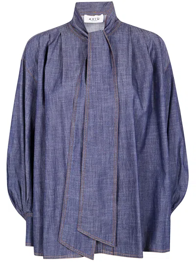 Aviu Denim Shirt In Multi