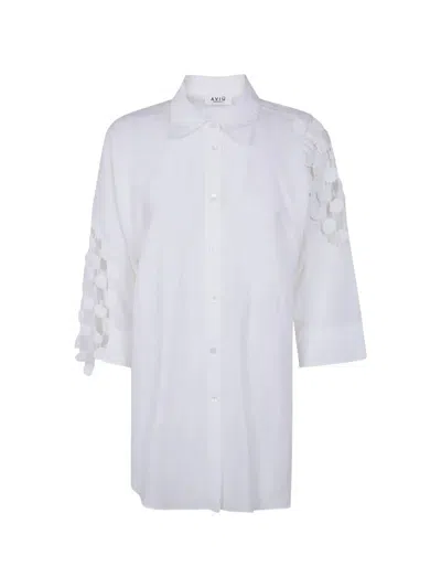 Aviu Pois Embroidered Shirt In White