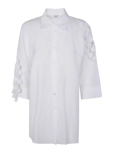 Aviu Pois Embroidered Shirt In White