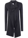 Aviu Rouches High Neck Sweater In Blue