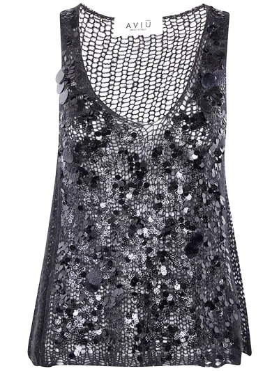 Aviu Rouges Mohair Tank Top In Multi