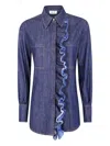 Aviu Rouges Denim Shirt In Blue