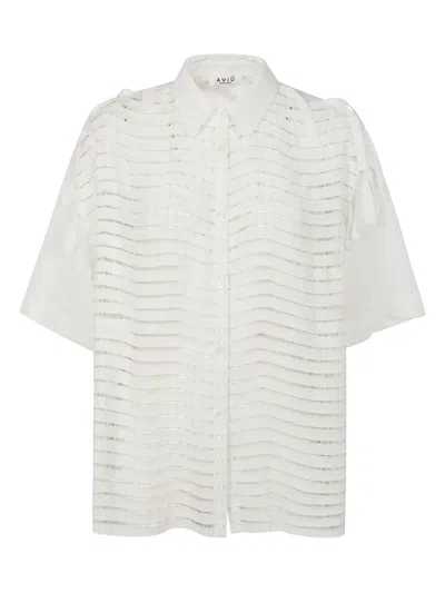 Aviu Short-sleeve Shirt In White