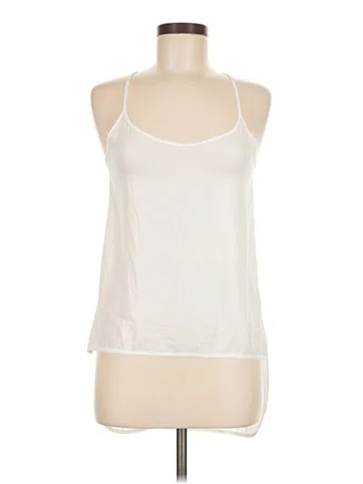 Pre-owned Aviu Sleeveless Top White Halter Neckline Tops