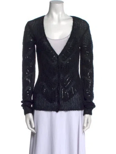 Pre-owned Aviu V-neck Sweater In Multi