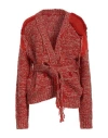 Aviu Aviù Woman Cardigan Orange Size 8 Virgin Wool, Acrylic, Polyamide, Mohair Wool In Orange