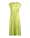 Aviu Aviù Woman Midi Dress Lime Green Size 6 Polyester, Elastane In Green