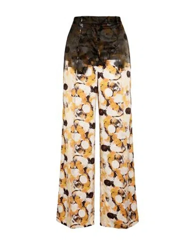 Aviu Aviù Woman Pants Orange Size 10 Polyester, Elastane In Multi