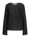 Aviu Aviù Woman Sweater Black Size 4 Virgin Wool, Acrylic, Polyamide, Mohair Wool In Black