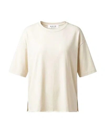 Aviu Aviù Woman Top Off White Size 4 Cotton In Neutral