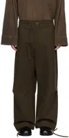 AVIVA JIFEI XUE KHAKI PARACHUTE TROUSERS