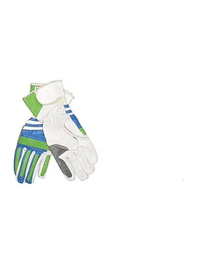 Pre-owned Aviva Sports Gloves In White
