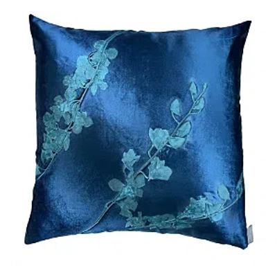 Aviva Stanoff Orchid Azure Signature Velvet Collection Pillow, 20 X 20