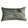 Aviva Stanoff Orchid In Kohl On Cinder 12 X 20 Pillow In Cinder