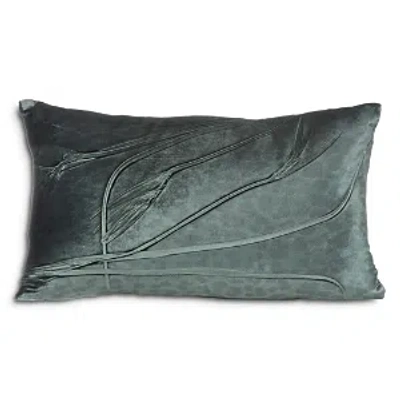 Aviva Stanoff Snow Leopard Palm Bengal Decorative Pillow, 20 X 20 In Cinder