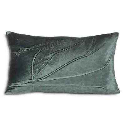 Aviva Stanoff Leapard Paradise Cinder Signature Velvet Collection Pillow, 12 X 20