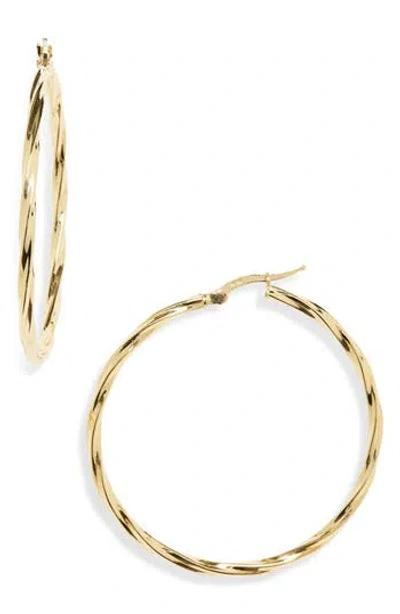 Avivo Twisted Hoop Earrings In Gold