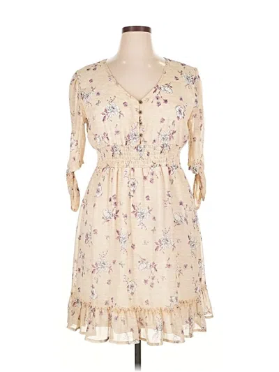 Pre-owned Avln Studio Casual Dress In Brown