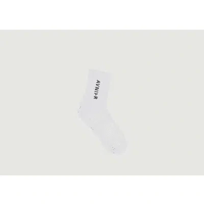 Avnier Loop Vertical Socks In White