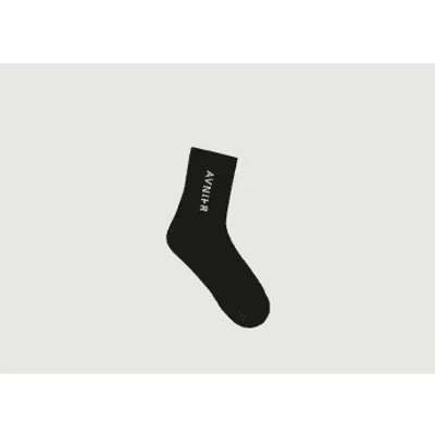 Avnier Loop Vertical Socks In Black