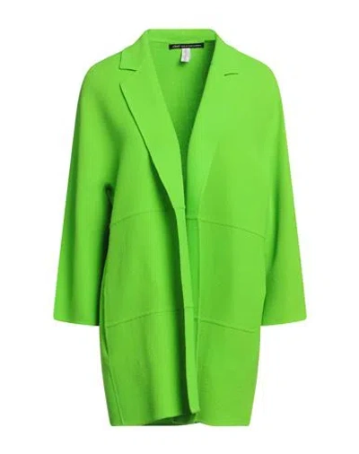 Avolio Milano Woman Overcoat & Trench Coat Lime Green Size 10 Wool