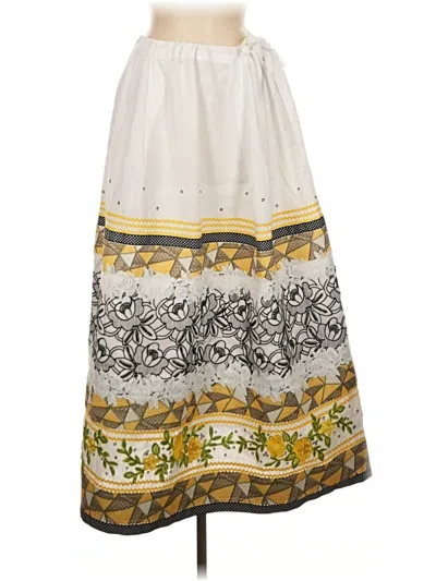 Pre-owned Avon Casual Skirt In Yellow