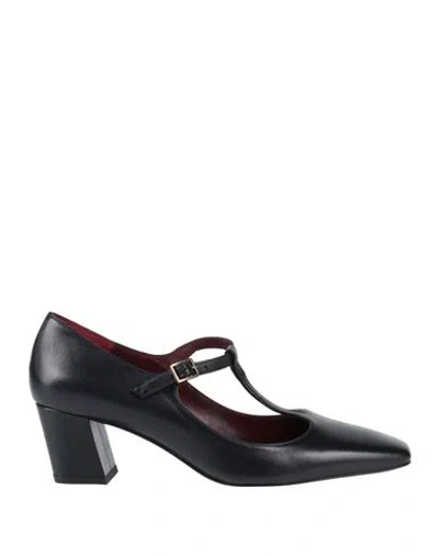 Avril Gau Woman Pumps Midnight Blue Size 7.5 Leather