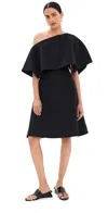 A.w.a.k.e. A. W.a. K.e. Mode Big Collar Dress Black