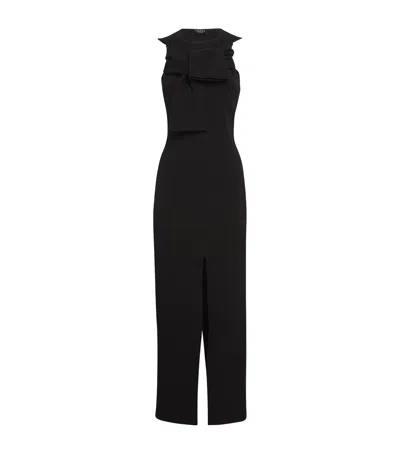 A.w.a.k.e. Knitted Neck-tie Maxi Dress