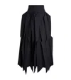 A.w.a.k.e. Ruffled Midi Skirt In Animal Print