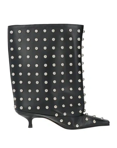 A.w.a.k.e. A. W.a. K.e. Mode Woman Boot Black Size 8 Leather