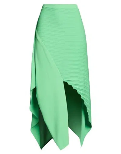 A.w.a.k.e. A. W.a. K.e. Mode Woman Maxi Skirt Lime Green Size 8 Polyester