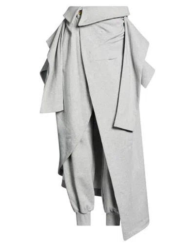 A.w.a.k.e. A. W.a. K.e. Mode Woman Pants Light Grey Size M Cotton In Gray