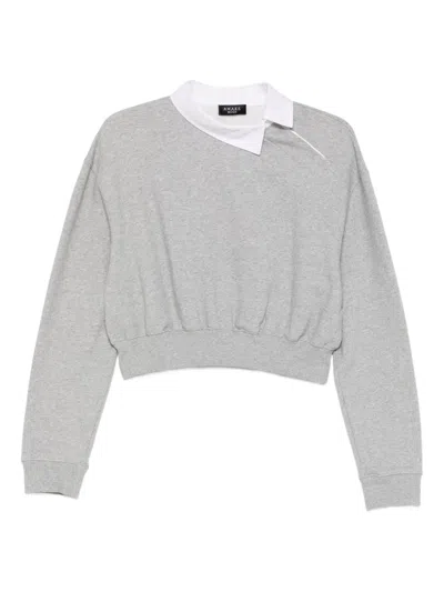 A.W.A.K.E. ASYMMETRIC-COLLAR SWEATSHIRT