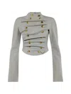 A.w.a.k.e. Bib-front Structured Jacket In Multi