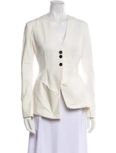 Pre-owned A.w.a.k.e. Blazer In Neutral