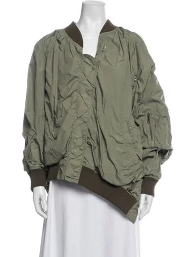 Pre-owned A.w.a.k.e. Bomber Jacket In Green