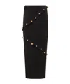 Awake Button Skirt In Black