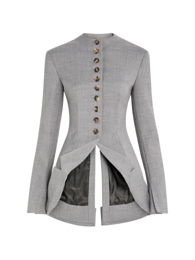 A.w.a.k.e. Geknöpfte Jacke In Gray