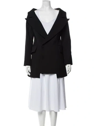 Pre-owned A.w.a.k.e. Coat In Black