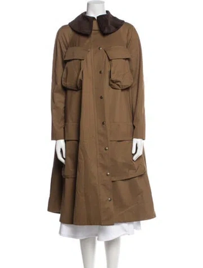 Pre-owned A.w.a.k.e. Coat W/ Tags In Brown
