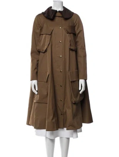 Pre-owned A.w.a.k.e. Coat W/ Tags In Brown