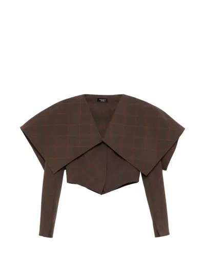 A.W.A.K.E. COLLAR CROP JACKET